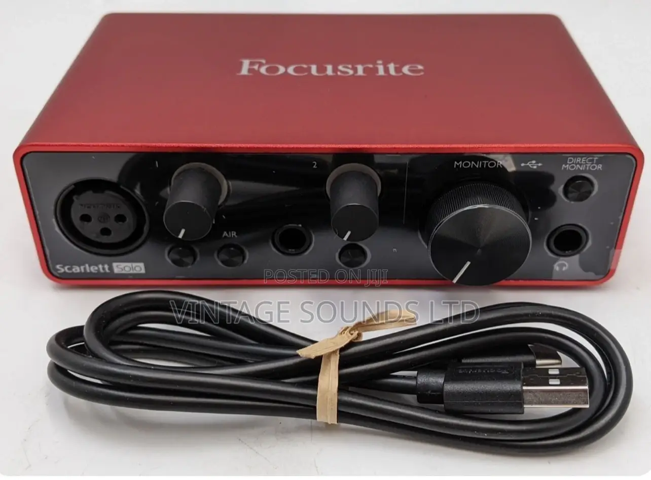 Focusrite Scarlet Solo 3rd Generation USB Audio Interface