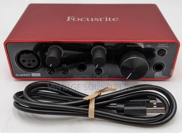Focusrite Scarlet Solo 3rd Generation USB Audio Interface - main view
