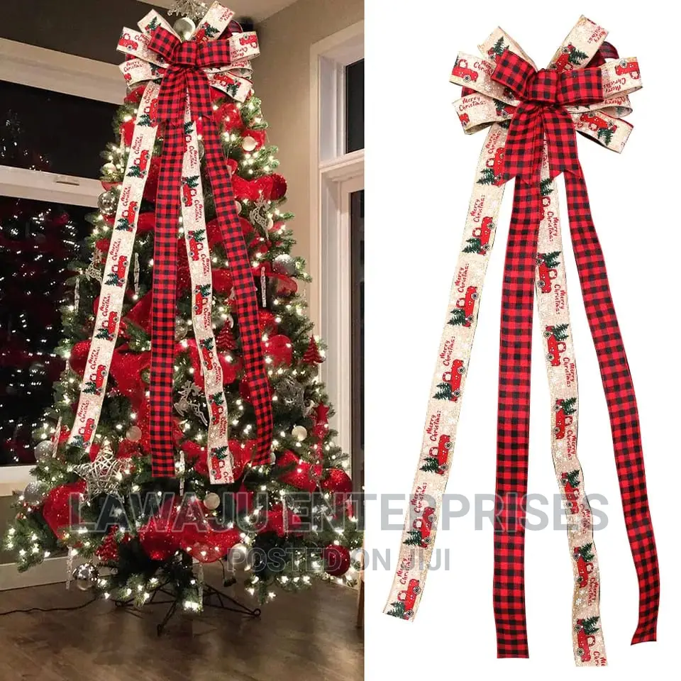Large Christmas Bows Knots 110cm