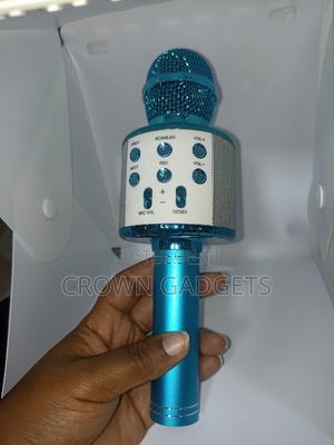 Wireless Karaoke Microphone Bluetooth Handheld Portable Spea - main view