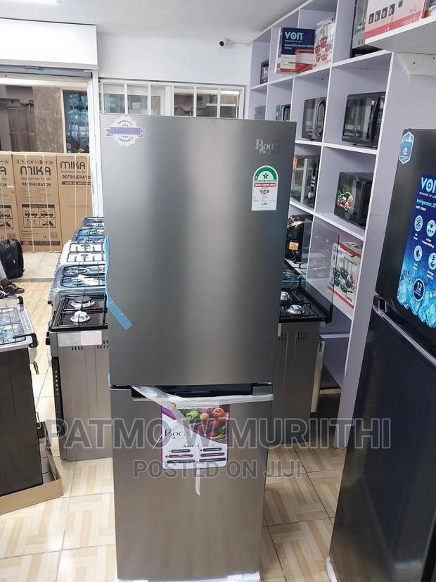 Refrigerator-Roch Double Door Fridge 230L No-Frost - main view