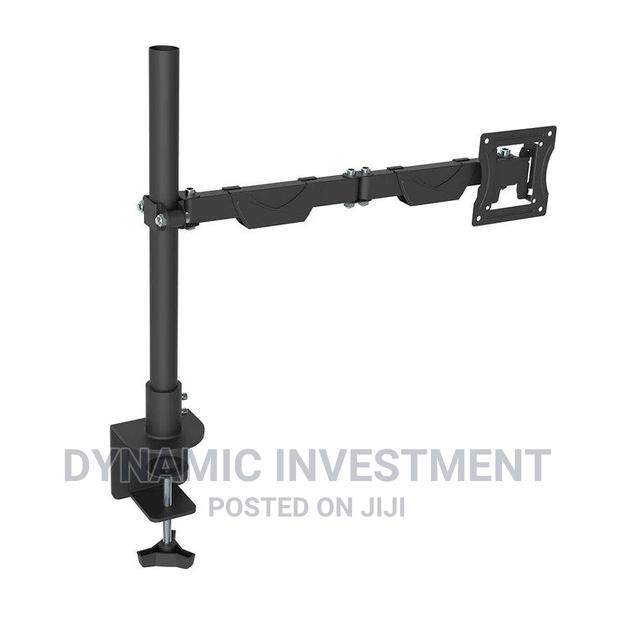 Tronic Vertical Stacking Single Monitor Desk Mount