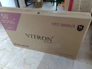 Vitron 50" Tv Bluetooth Frameless Uhd Smart Android Tv