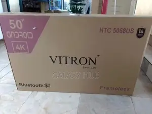 Vitron 50" Tv Bluetooth Frameless Uhd Smart Android Tv
