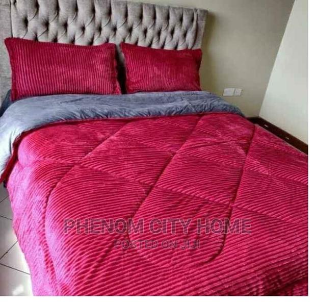 Maroon Velvet Duvet