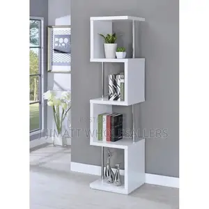 Decor Stand /Bookshelf Colour White and Silver