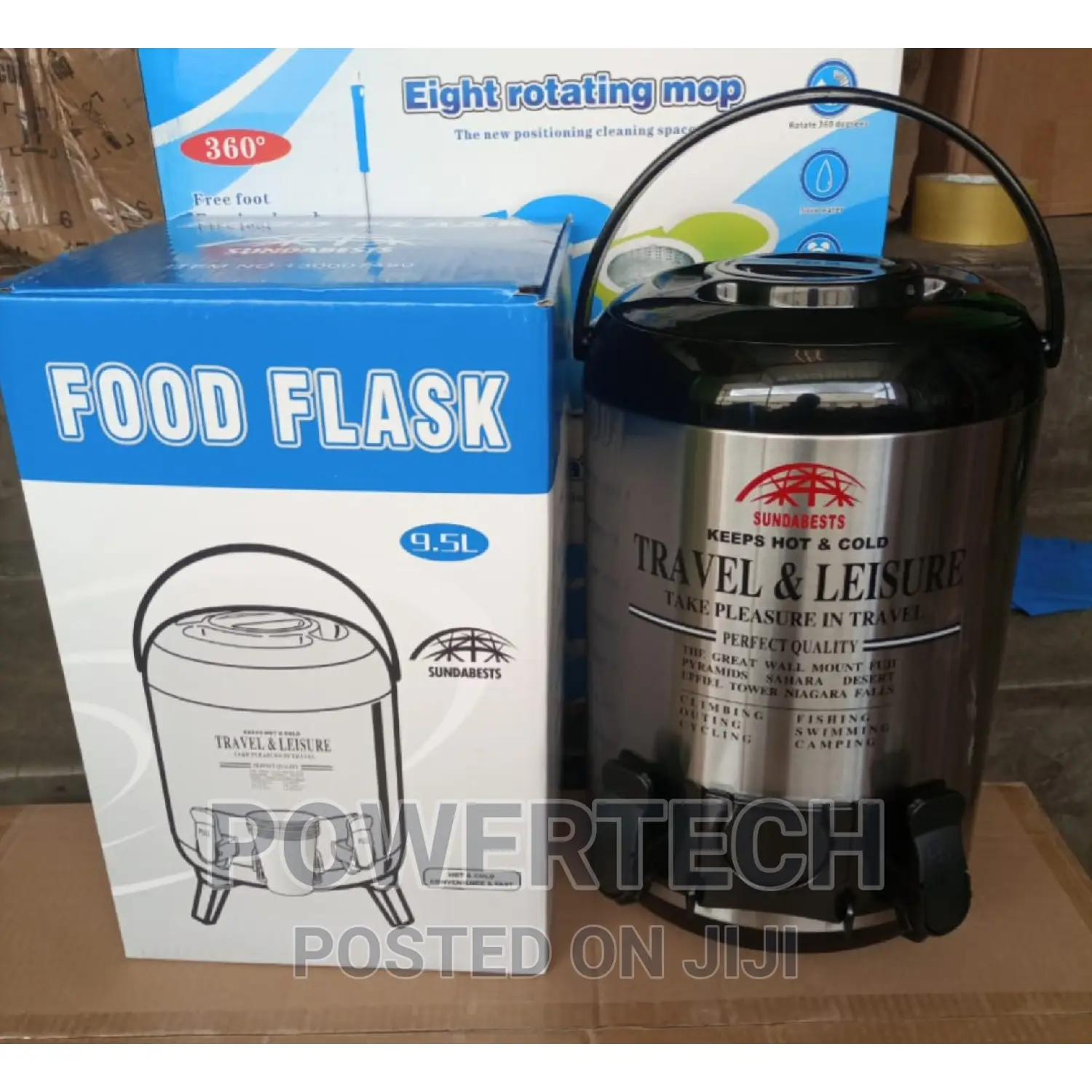 9.5litres Tea Urn Double Tap/Food Flask