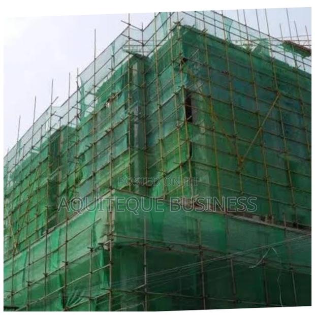 Scaffolding Safety Nets. Green