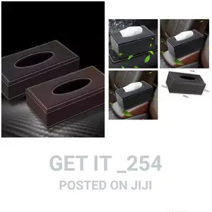 Faux Leather Tissue Holder Can Be Used Both for Car