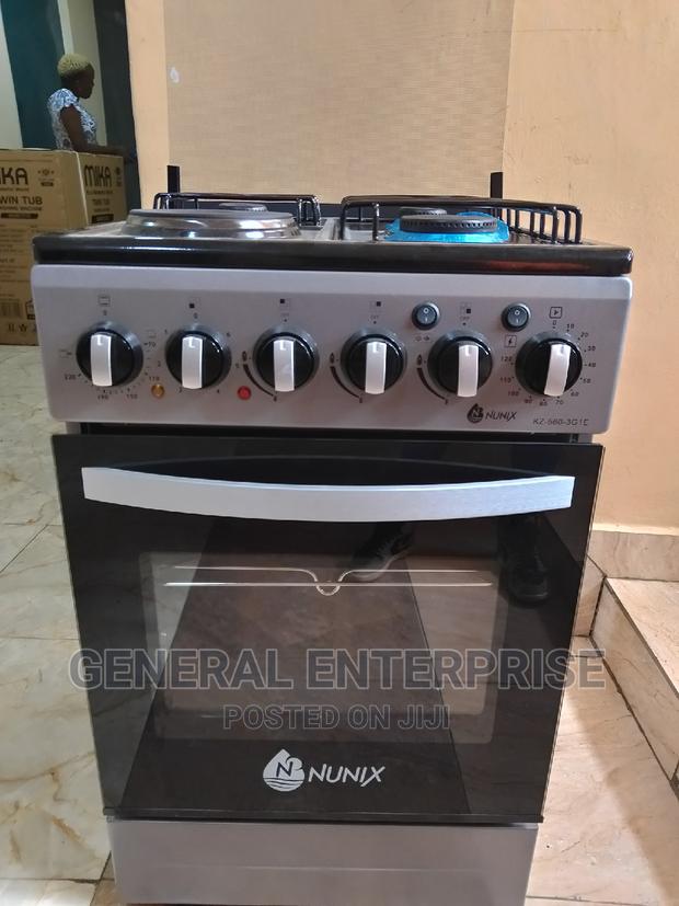 Nunix 3+1 Standing Cooker With Electric Oven