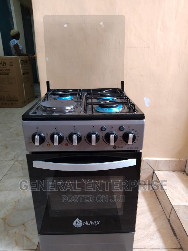 3+1 Nunix Standing Cooker With Electric Oven