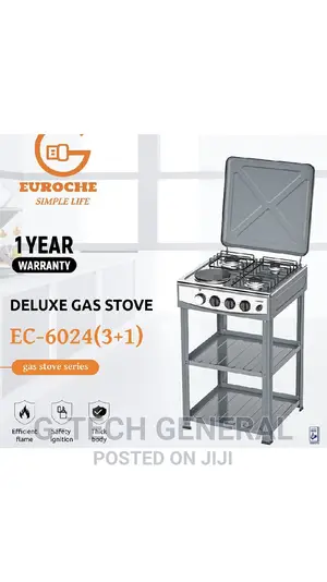 Eurochef Free Standing 3gas 1electric Cooker
