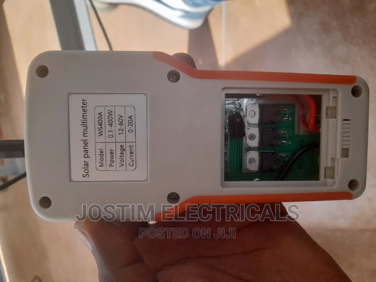 800w Solar Wattage and Voltage Meter