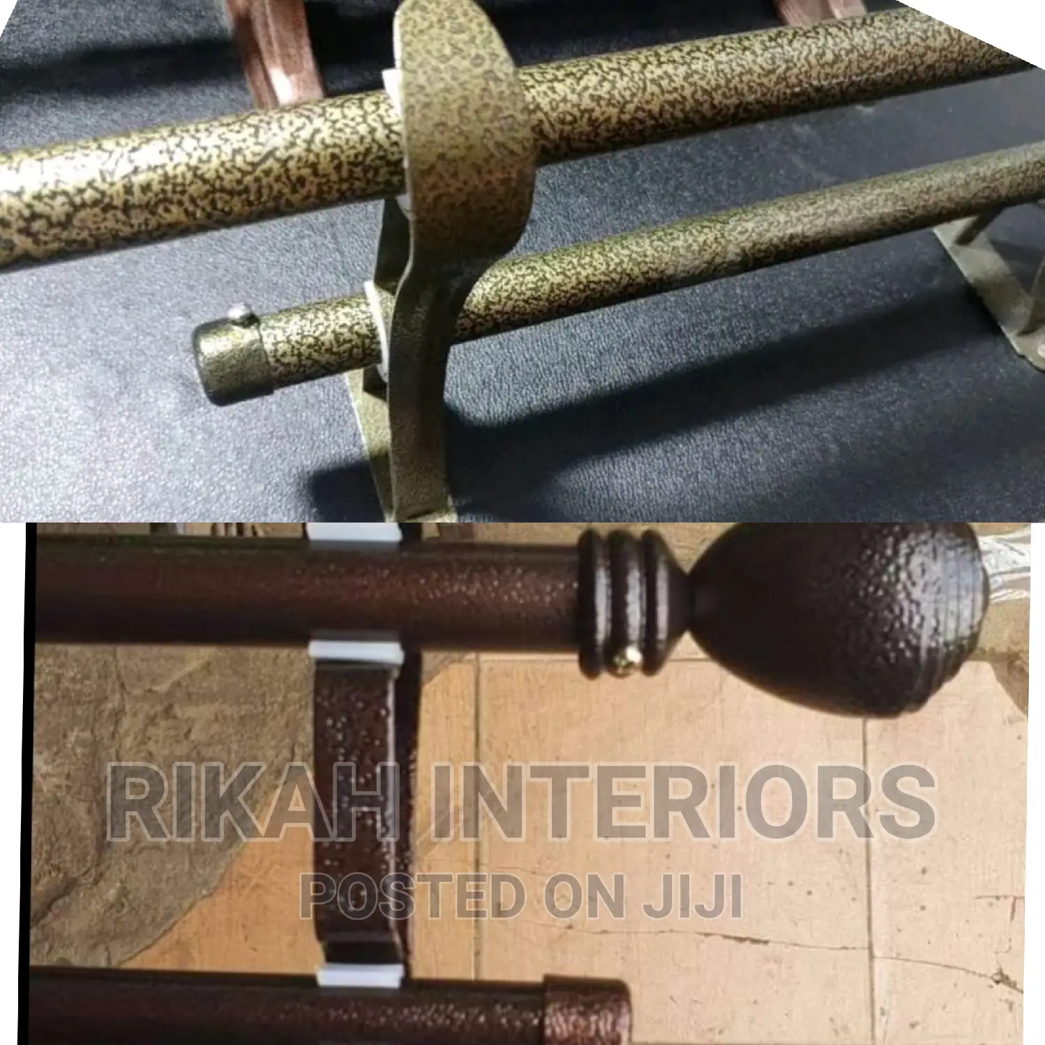 Powder Coated Juakali Curtain Rods Juakali Curtain Rods