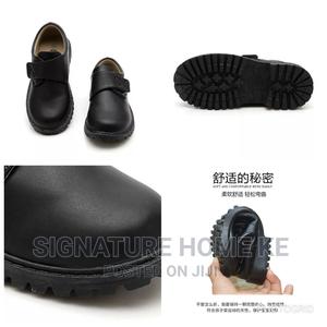 Boys High Huality Leather School Shoes - thumbnail 2