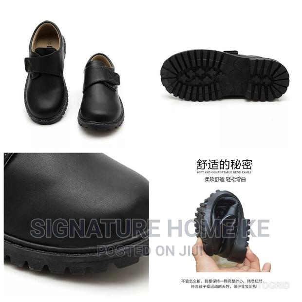 Boys High Huality Leather School Shoes - main view