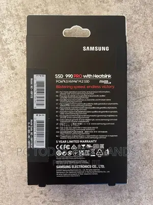 Samsung - 990 Pro 1tb Internal SSD Pcie Gen 4 Nvme Heat Sink