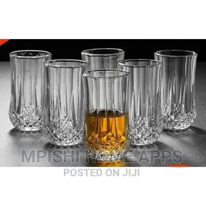 6pcs Long Diamond Glasses