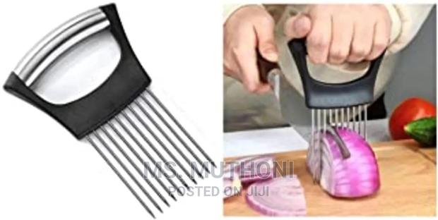 Stainless Steel Comb-Like Food Slice Assistant - thumbnail 3