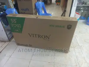 Vitron 55 Inches Smart Android Tv With Bluetooth Enabled.