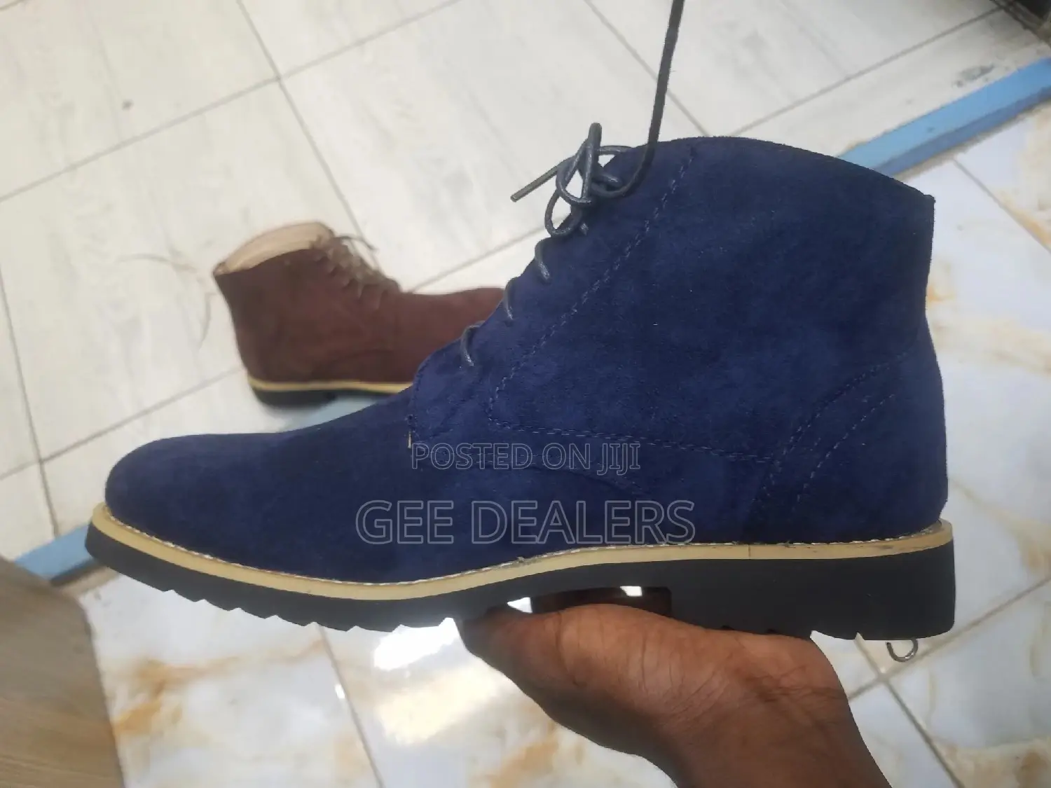 Blue Men Official Chelsea Boots