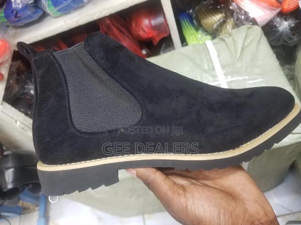 Black Chelsea Suede Official Boots - thumbnail 2