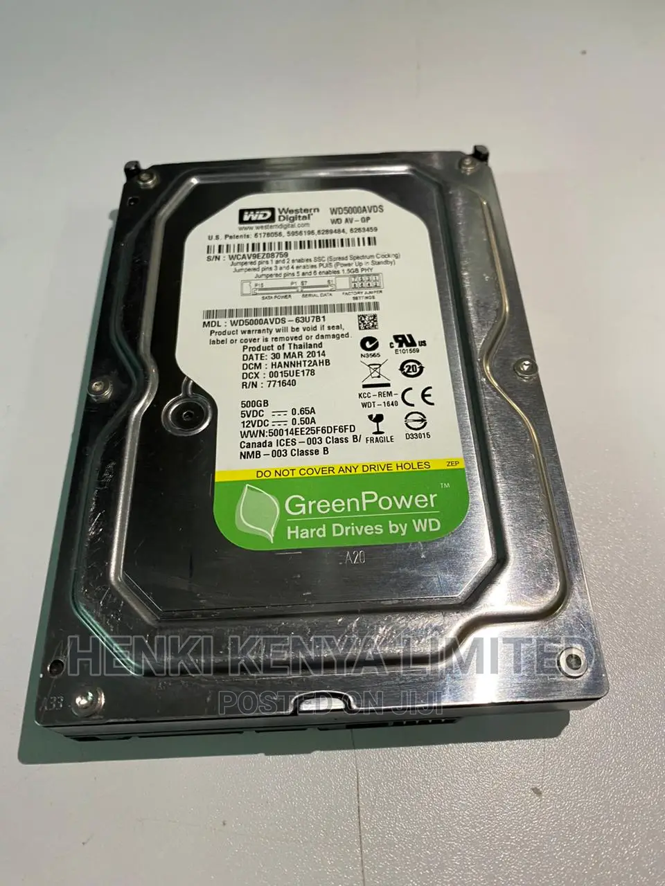 WD Green 1TB Internal Hard Drive on Sale