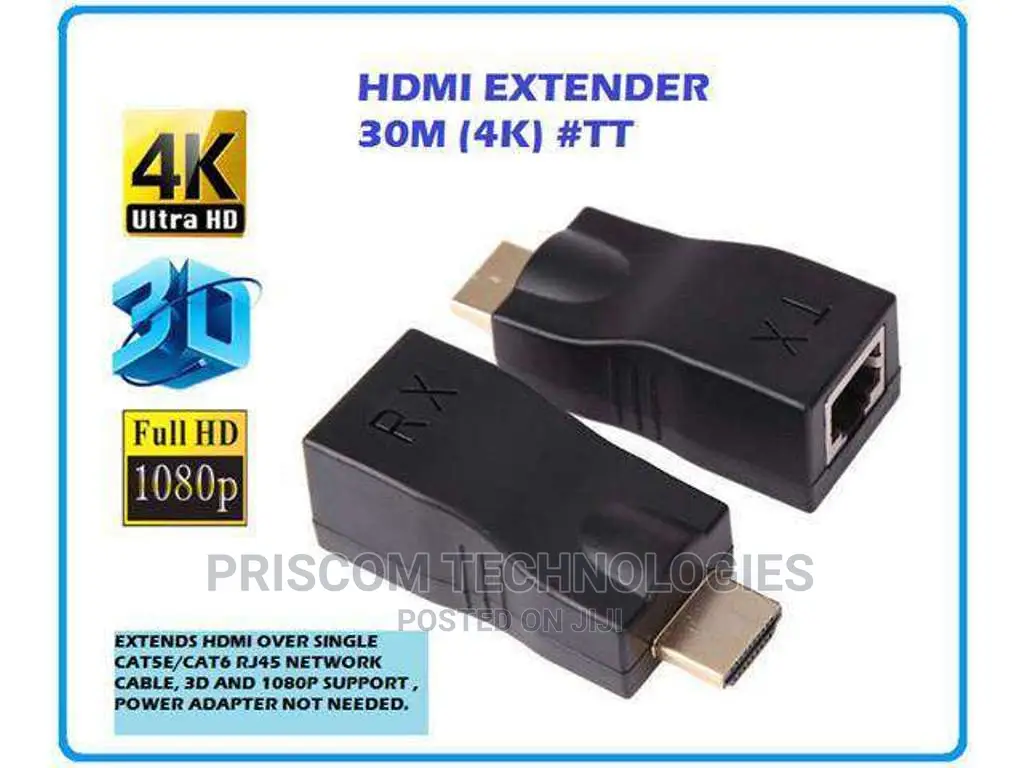 HDMI Extender by Cat 6/6e Cable
