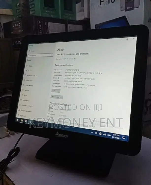 New All in One POS Touch Machine Core I5 4GB 256SSD