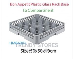 HMBA301 Plastic Glass Rack Base 16 - thumbnail 2