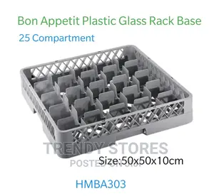Arrival 
HMBA303 Plastic Glass Rack Base 25 Compartment