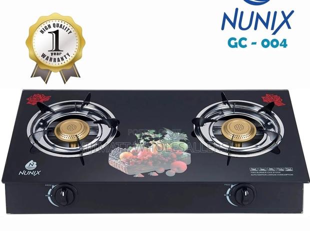 Nunix Infrared 2 Burner Glass Table Top