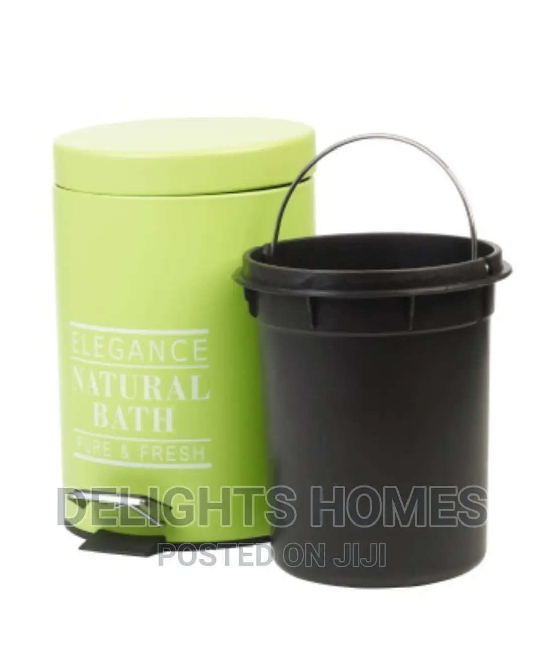 *3 Litre Metallic Dustbin With Inner Bin