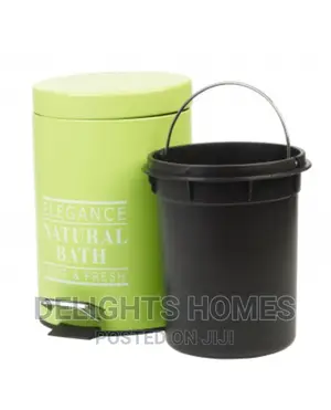 *3 Litre Metallic Dustbin With Inner Bin