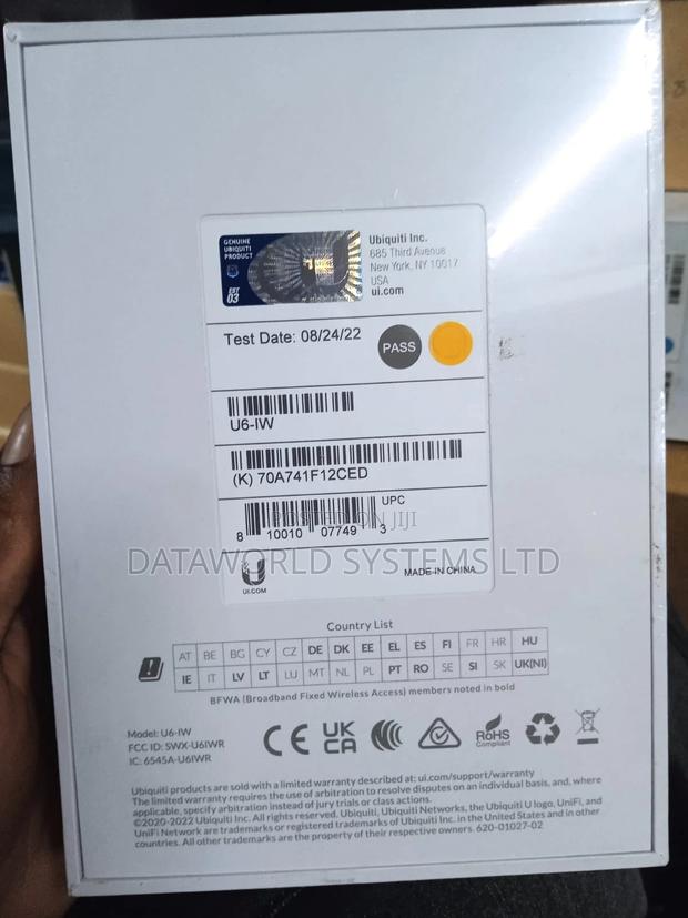 Ubiquiti Unifi 6 in-Wall Access Point