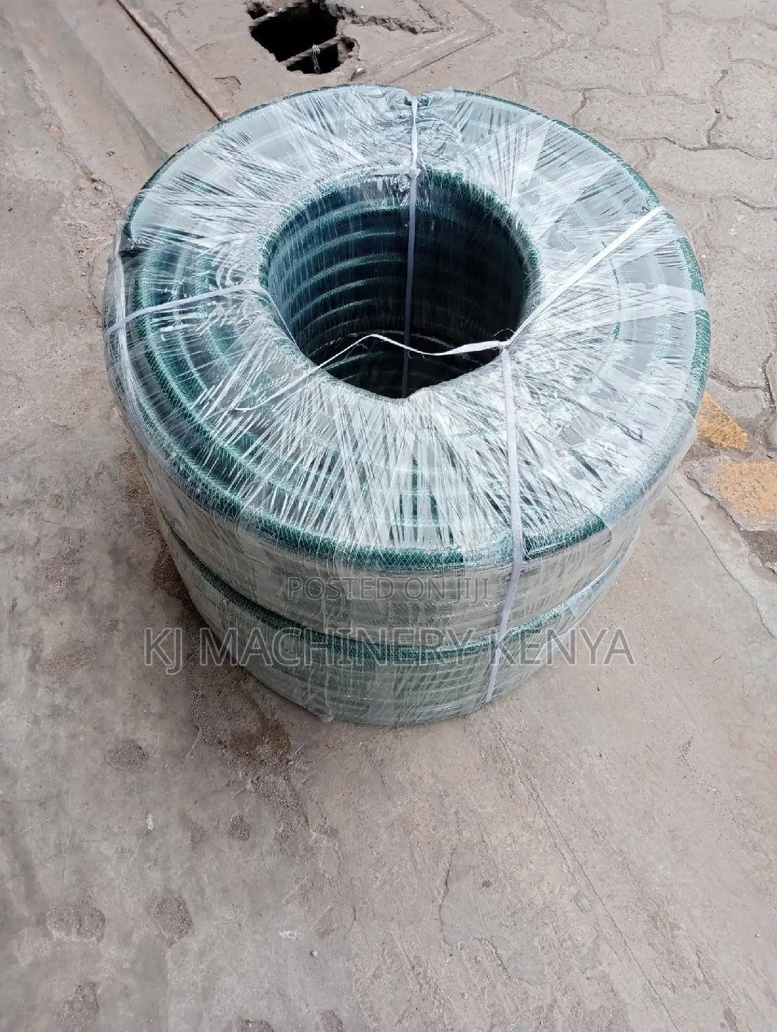 1" Green Braided Pipe