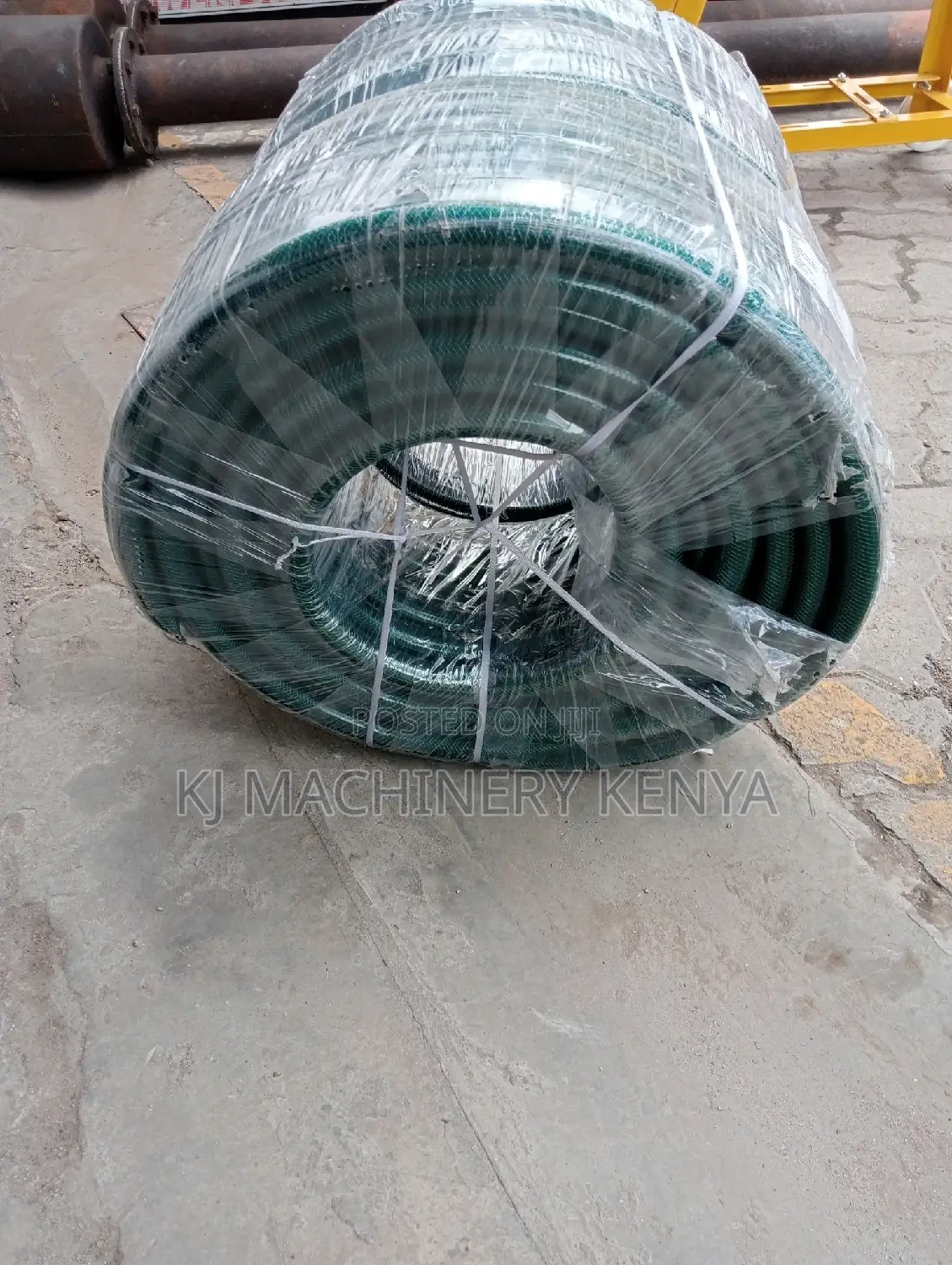 1" Green Braided Pipe
