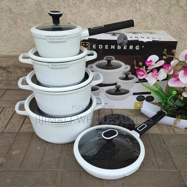 EDENBERG EB-5646 Cookware Set,Granite Cooking Pots