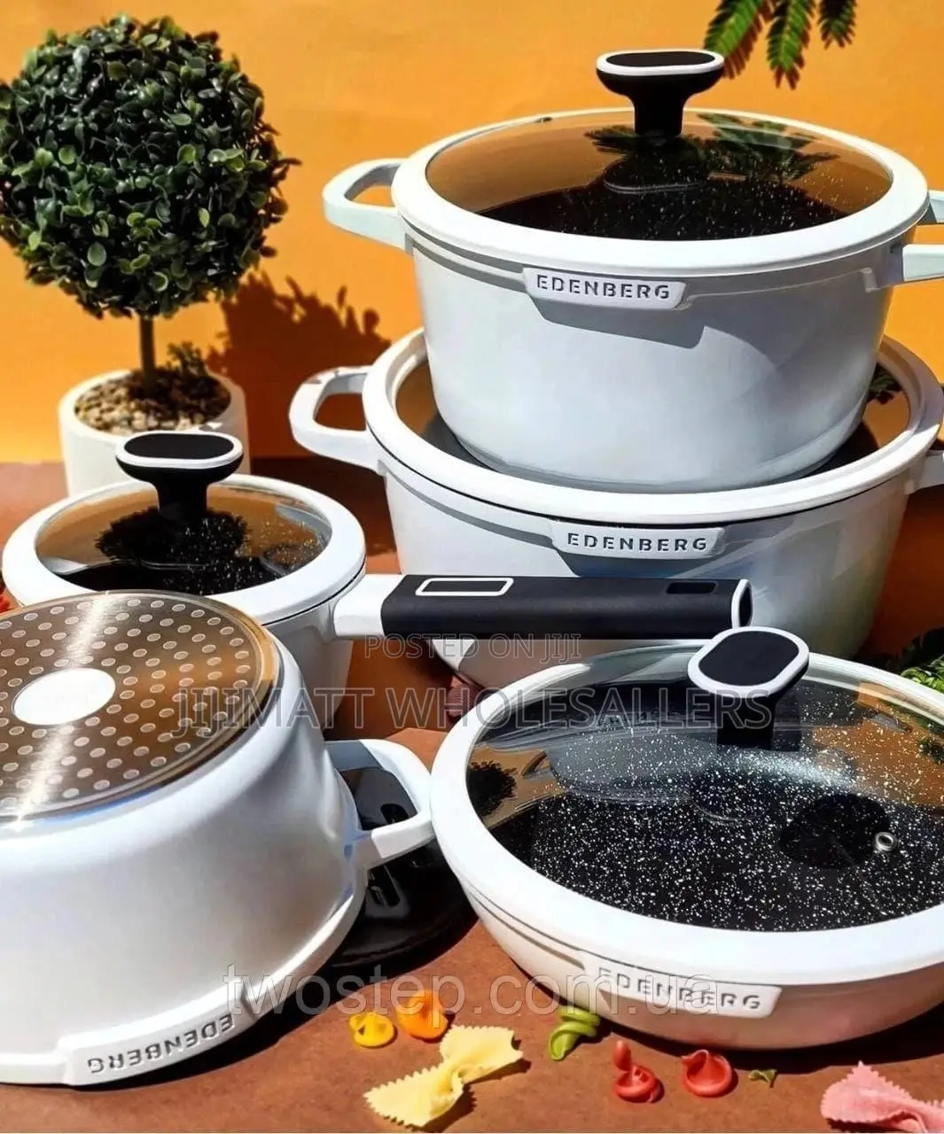 EDENBERG EB-5646 Cookware Set,Granite Cooking Pots