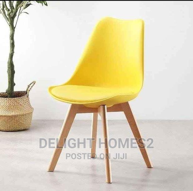 Padded White Eames Chairs - thumbnail 4