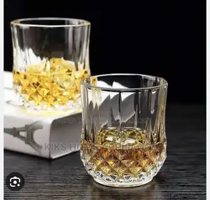 Set of 6 Short Diamond Glasses