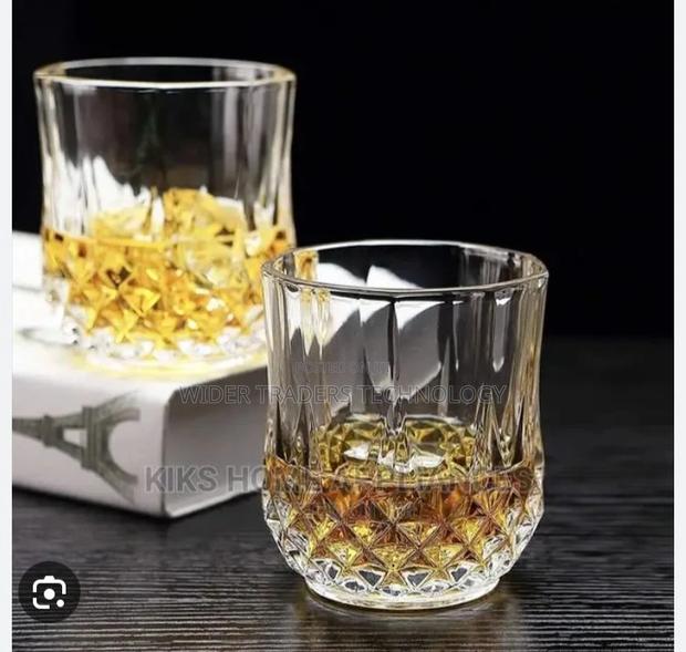 Set of 6 Short Diamond Glasses