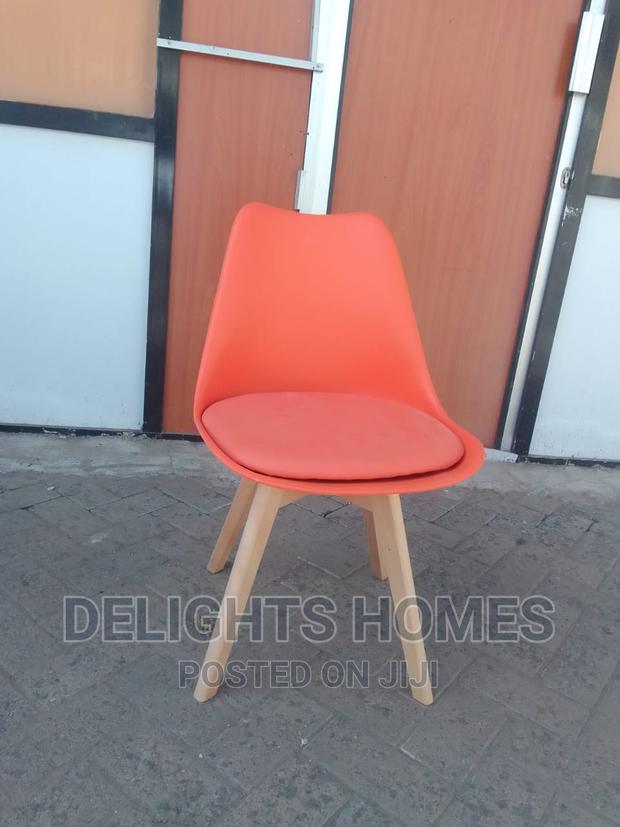 Padded White Eames Chairs - thumbnail 2