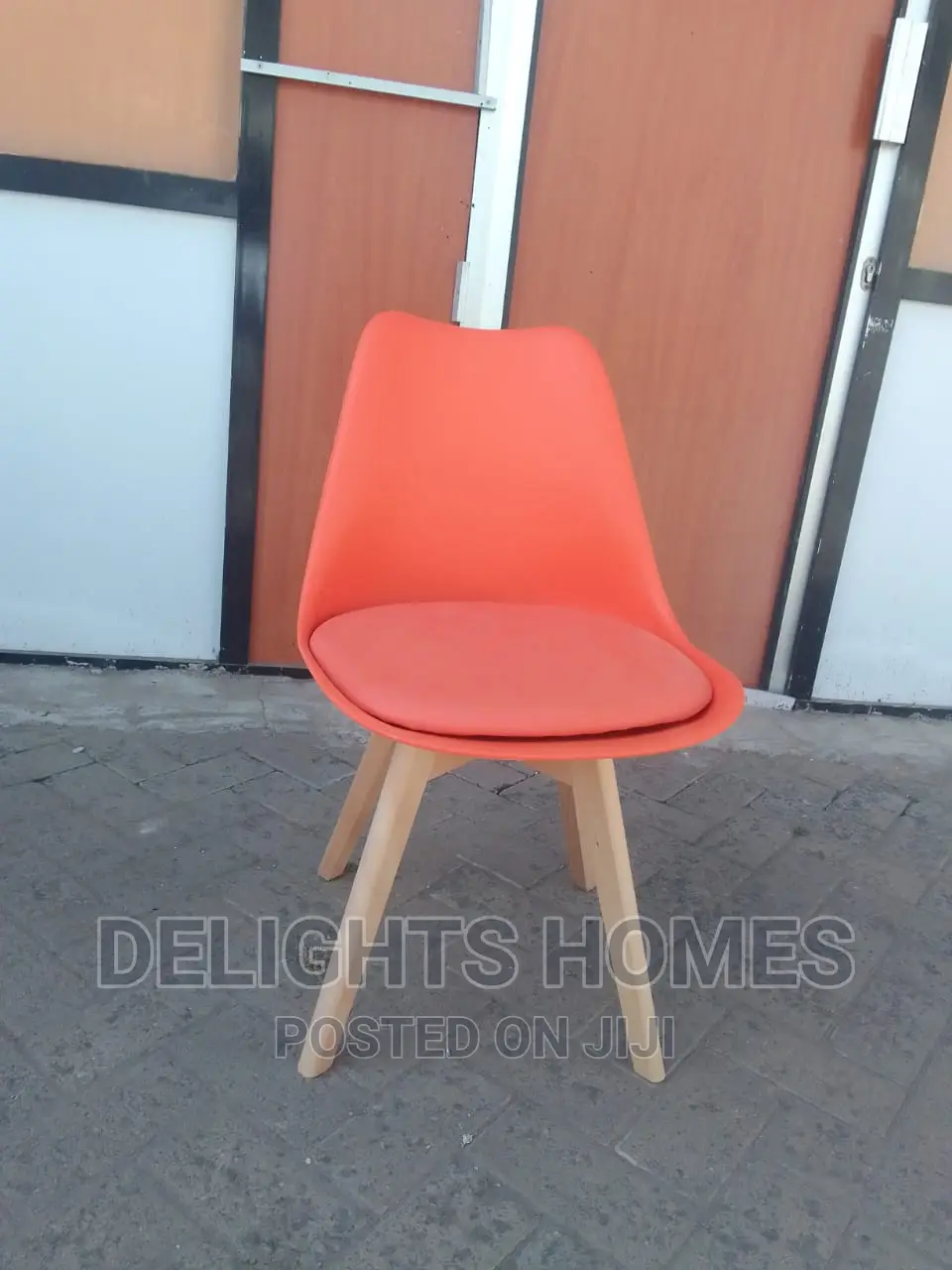 Padded White Eames Chairs