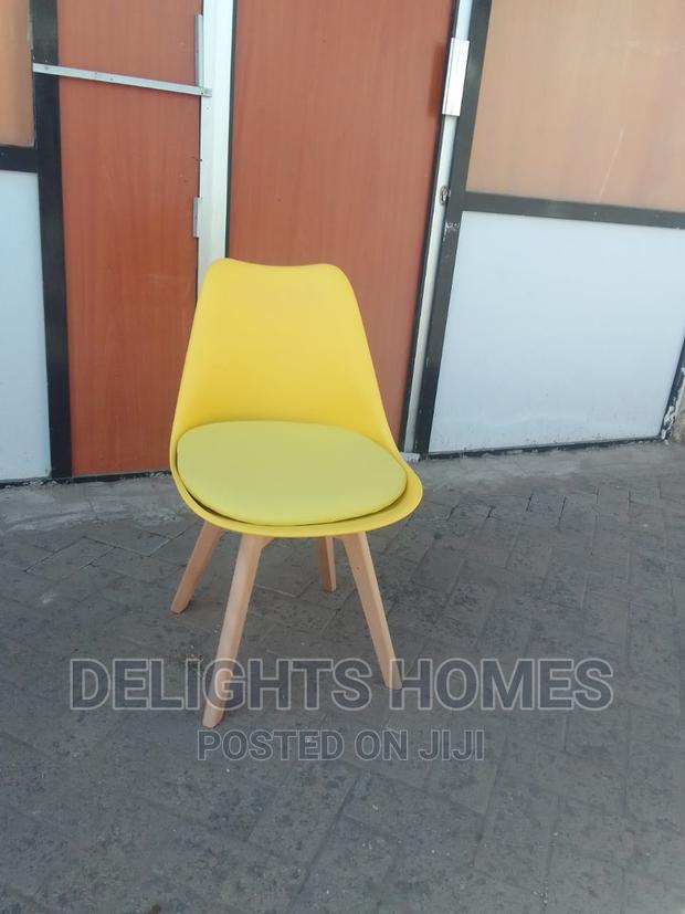 Padded White Eames Chairs - thumbnail 3