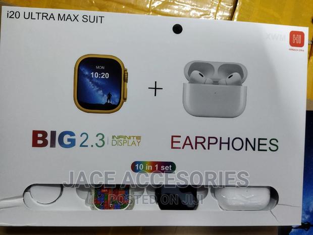 I20 Smartwatch+ Earphone 10 in One - thumbnail 3
