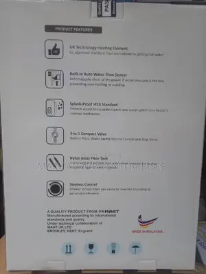 Maat Water Heater With Inbuilt Pump