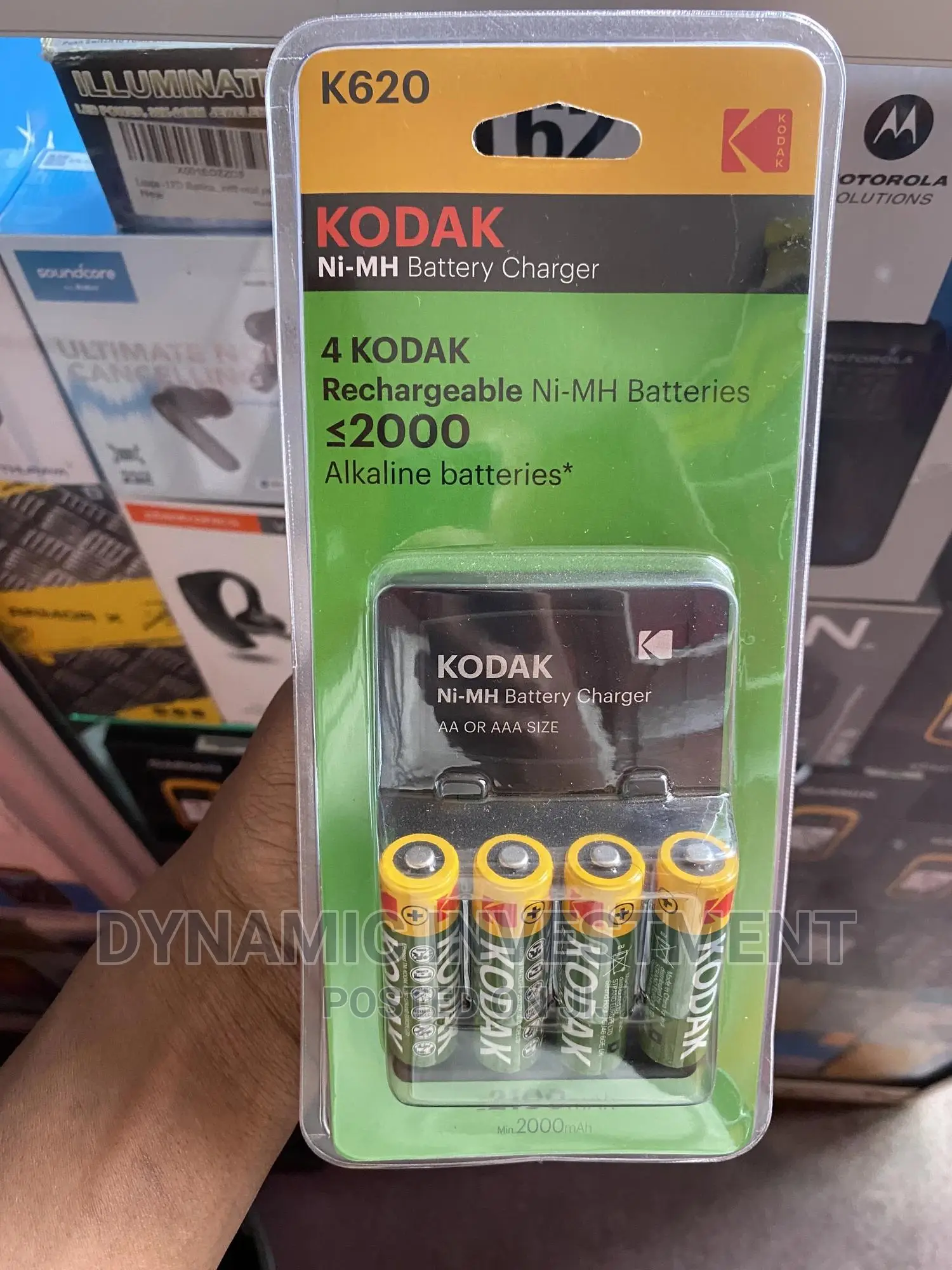 AA Rechargeable Batteries, USB Fast Charger With 4 X 2100 AA