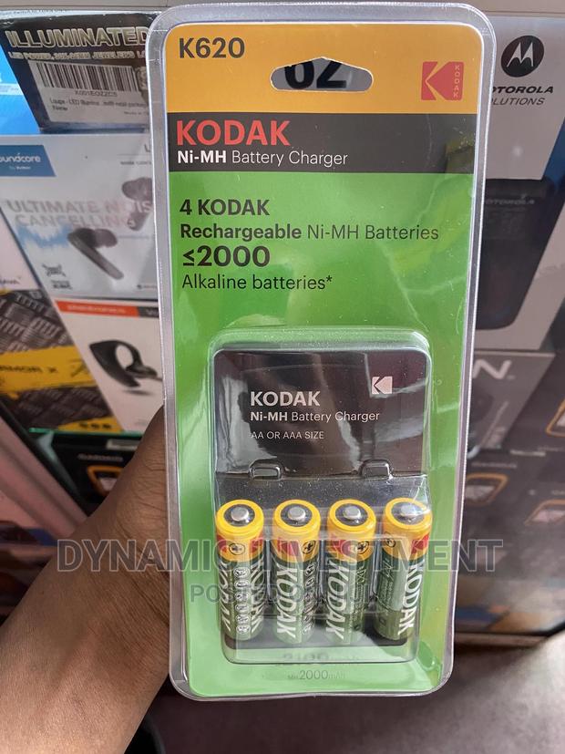 AA Rechargeable Batteries, USB Fast Charger With 4 X 2100 AA - thumbnail 3