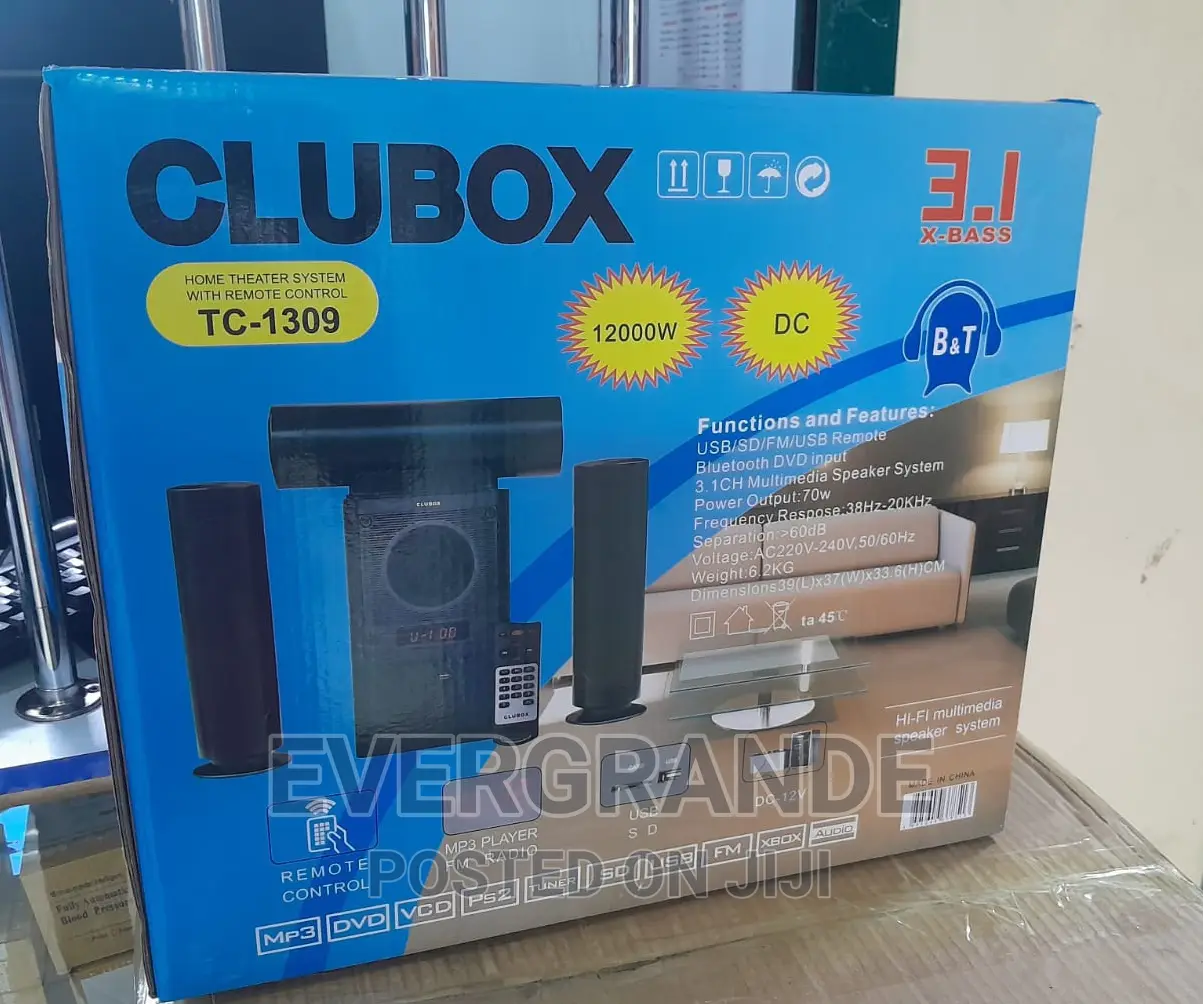 Home Theater Home Theater Club Box 3 in 1 12000 Watts